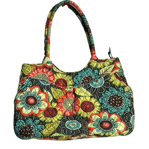 Vera Bradley Women's Shoulder Bag with Vibrant Floral Design.